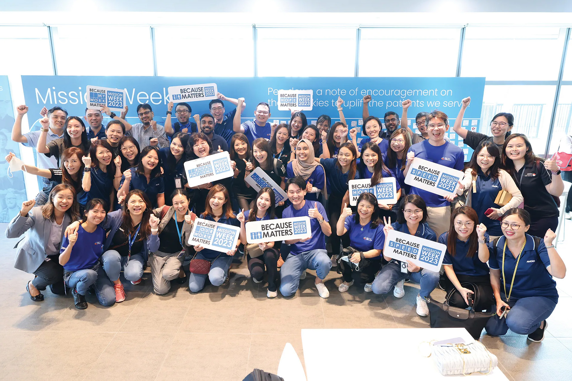Mission Week at Amgen's headquarters in Singapore