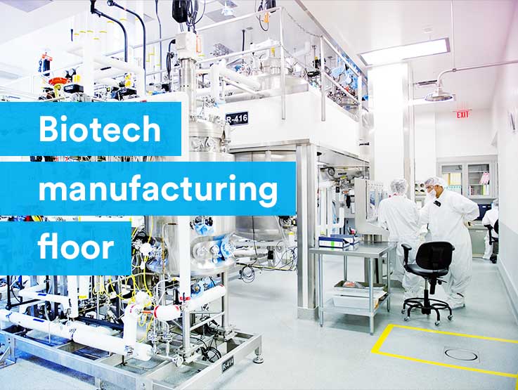 Biotech Manufacturing Floor