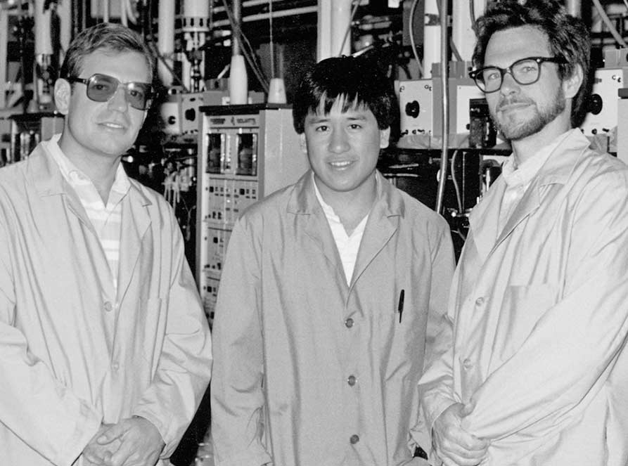 Amgen staffer overseeing manufacturing of one of Amgen's early biotech medicine