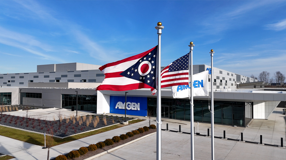 Amgen opens manufacturing facility to bring 400 full time jobs and $40